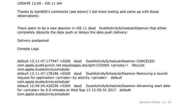 iOS : Silent pushes not delivered to the app on iOS 11 смотреть онлайн