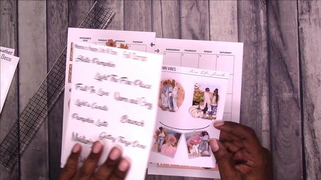 NOVEMBER 2022 Fall Calendar Monthly Setup Disc Bound DIY Planner смотреть онлайн