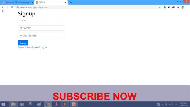 Create a fully functional website using PHP and BOOTSTRAP смотреть онлайн
