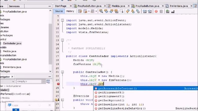 Uso control radioButton en Java con patrón MVC (Java MVC -Tema 3) смотреть онлайн