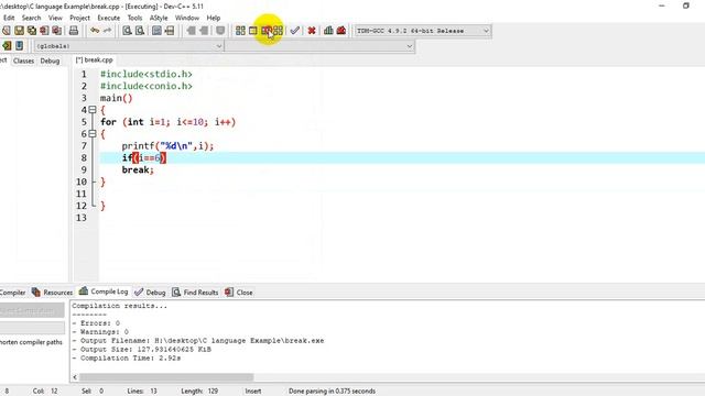 Break and Continue Statements in C Language by Safi Pashto Tech 22_Lecture смотреть онлайн