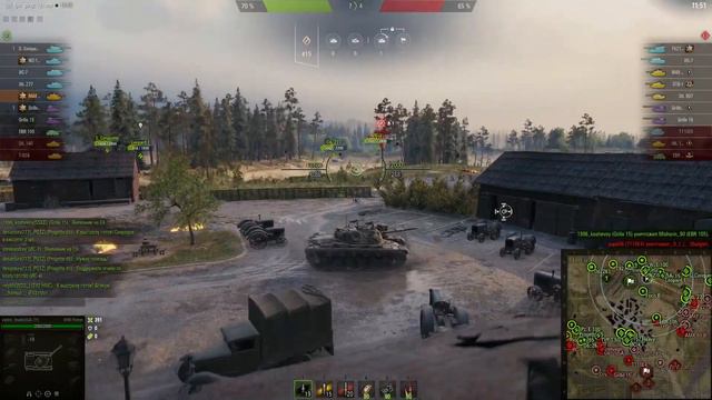 WoT World Of Tanks Бой на M48A5 Patton генеральное сражение Victory General Battle 23.10.2020