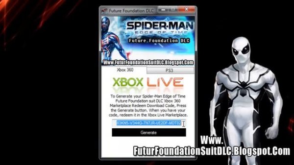 How to Download Spider-Man Edge of Time Future Foundation Suit DLC Free!!