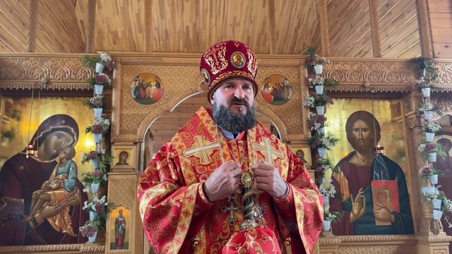 Епископ Евсевий совершил Божественную литургию в храме Архангела Михаила деревни Сороги(+ПРОПОВЕДЬ) смотреть онлайн