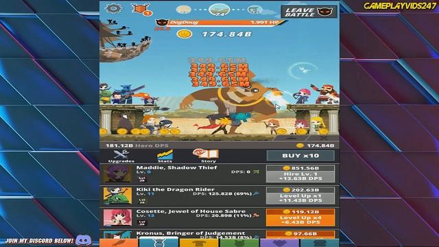 Tap Titans 2: JOINED A CLAN! - Walkthrough Guide #2 - Gameplay смотреть онлайн