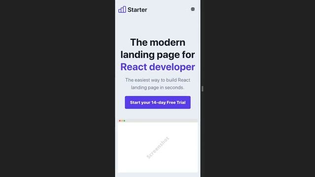 Next JS Landing Page Template built with React TypeScript and styled with Tailwind CSS смотреть онлайн