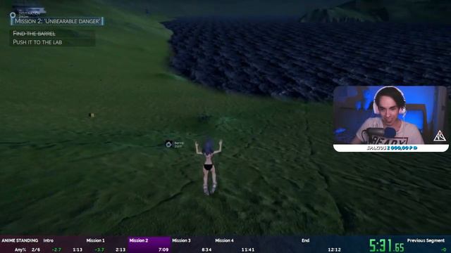 ANIME STANDING Any% Hovertruck Speedrun in 10:32 смотреть онлайн