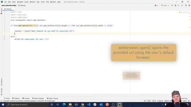 Python - Subscribe to a YouTube Channel with PyAutoGUI смотреть онлайн