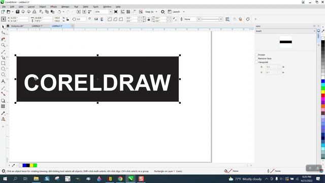Corel Draw Tips & Tricks Invert Colors with the Lens Effect смотреть онлайн