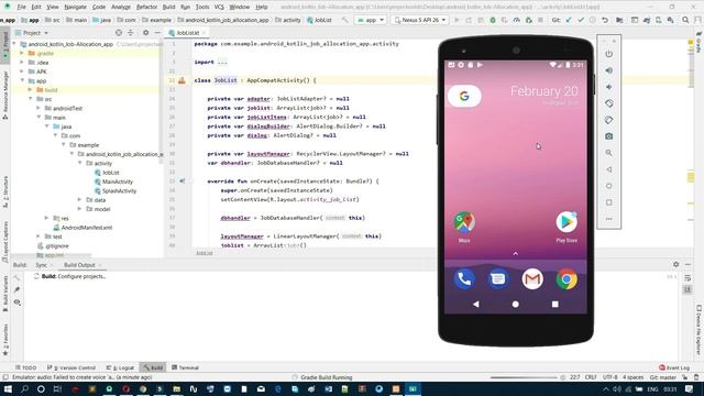 Kotlin Android Job Allocation Project смотреть онлайн