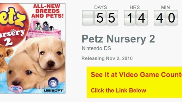 Petz Nursery 2 DS Countdown смотреть онлайн