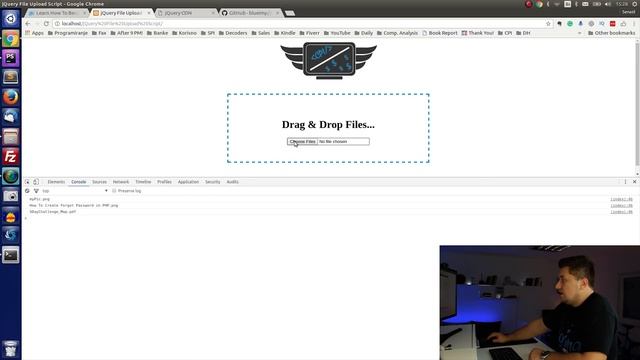 jQuery Tutorial - File Upload With jQuery & Ajax & PHP - Drag And Drop смотреть онлайн