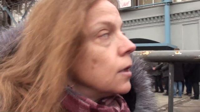 03.03.2015 я - Анна Колесникова у Сахаровского ценра - прощание с Борисом Нецовым смотреть онлайн