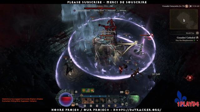 Diablo 4 - D4Tracker - Dungeon: Crusader's Cathedral (Stormshifter's Aspect) смотреть онлайн