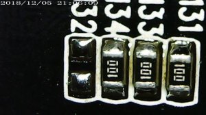 пайка smd-запись с микроскопа
