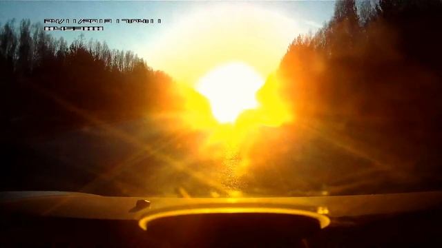 Солнце светит прямо в глаз...