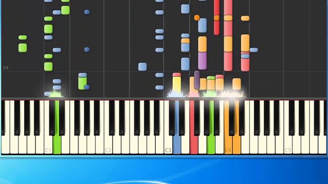 [Piano Tutorial Synthesia]La porti un bacione a Firenze - AAVV смотреть онлайн
