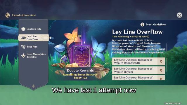 Ley Line Overflow Event - Double Drops From Blossoms | Genshin Impact | PC Gameplay смотреть онлайн