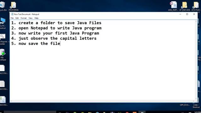 Core JAVA Tutorial for Beginners -Part 2 Running First Java Program смотреть онлайн