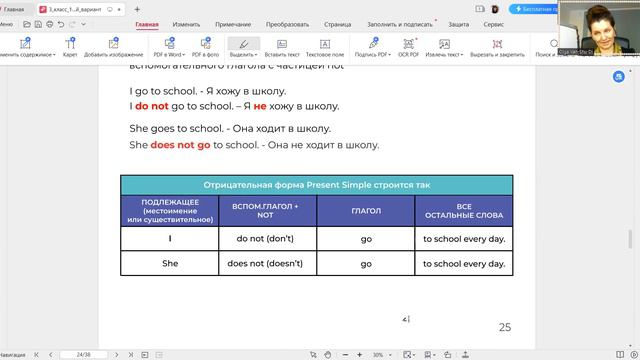 Урок 4. Отрицательная и вопросительная формы Present Simple смотреть онлайн