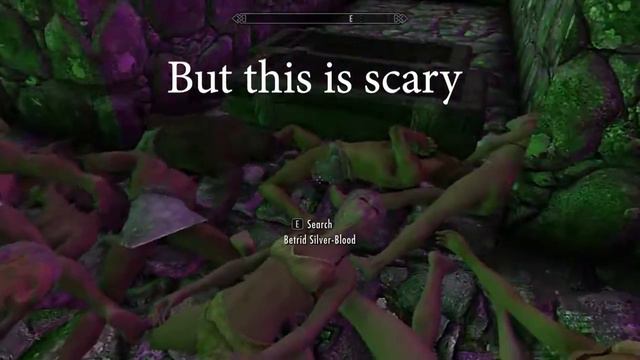 Skyrim - Secret Room full of d*ead npc bodies смотреть онлайн