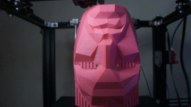Creality Ender 5 Pro - 3D printing - Squid Game - Front Man Mask смотреть онлайн