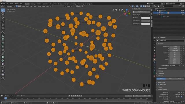 Экземпляры объектов в Блендере смотреть онлайн
