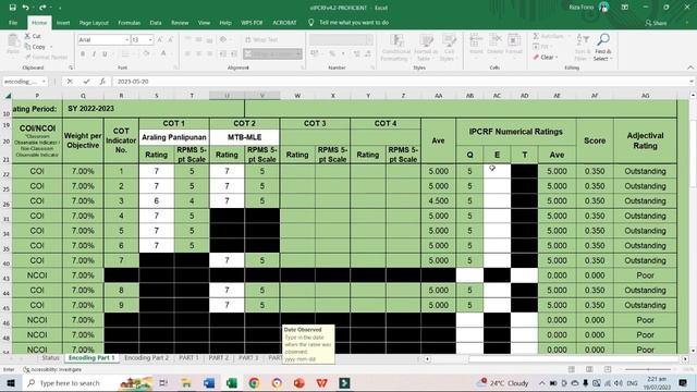 How to unlock macros eIPCRF 2022-2023 FILE and how to finish the electronic IPCRF 2022-2023 смотреть онлайн