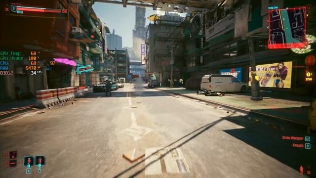 Cyberpunk 2077 Phantom Liberty Gameplay Test i5 3470 AMD RX 580 2048SP (High/Med) Custom Settings смотреть онлайн