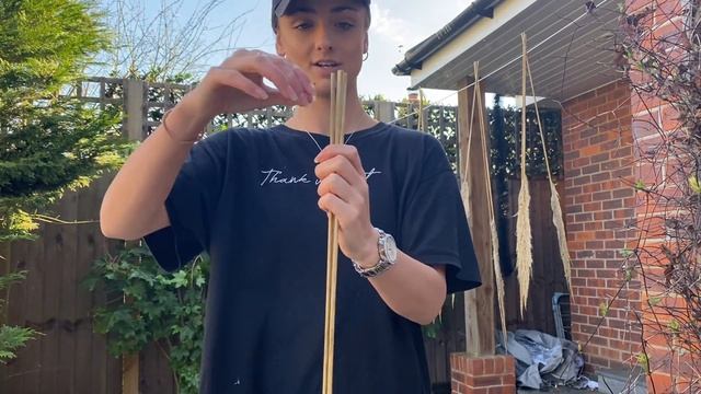 DIY PAMPAS GRASS | how to make your own pampas grass for free смотреть онлайн