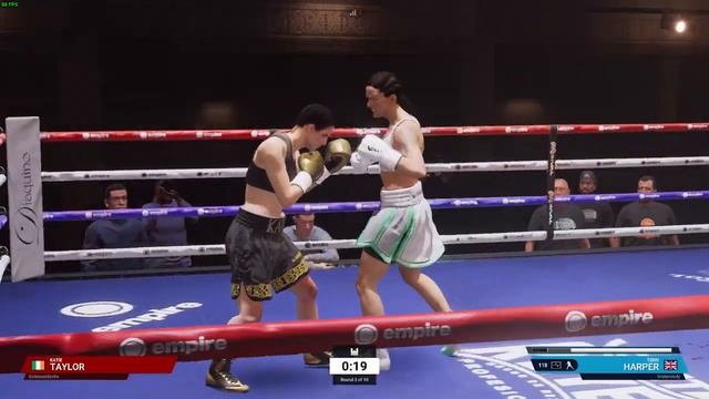 Undisputed(онлайн)KATIE TAYLOR Vs TERRI HARPER(Катяй имеет непробиваемую голову,если бы не порез)))