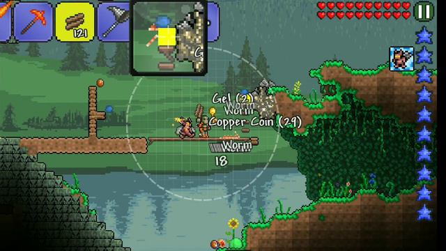Mobile Terraria 1.2 - worm glitch смотреть онлайн
