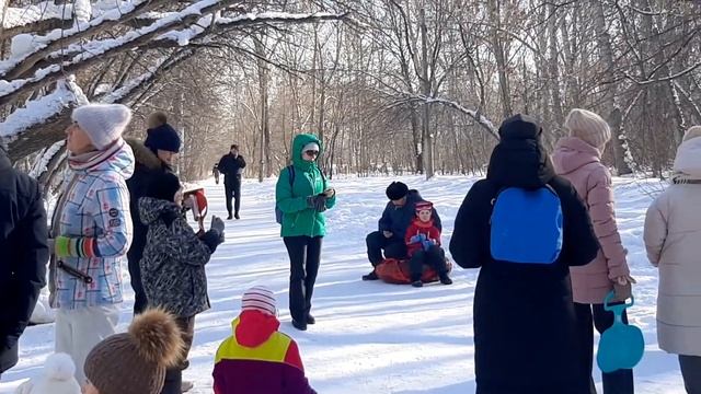 Барнаул Парк Юбилейный Зимняя экскурсия смотреть онлайн