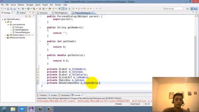 Tutorial QtJambi - QTableWidget смотреть онлайн