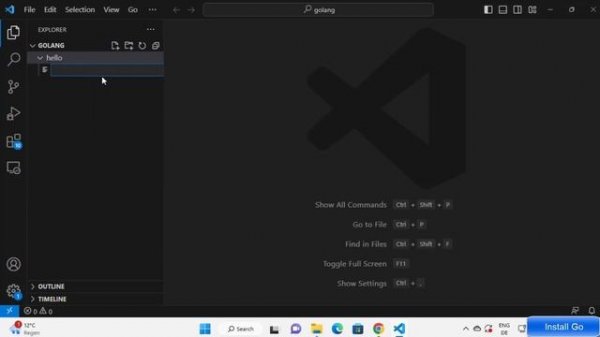 How to Set Up Go Development in Visual Studio Code on Windows 11 | VSCode Golang Development Basics