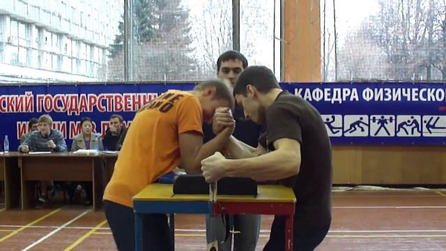22 чемпионат МГУ по армрестлингу. Мужчины до 60 смотреть онлайн