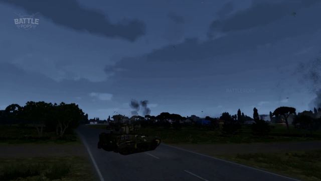 Russian Helicopter Destroyed by Ukrainian Missile-Equipped Anti-air Tank - Arma 3 смотреть онлайн