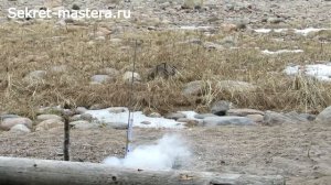 Как сделать своими руками и запустить ракету из бумаги  / Самоделки Sekretmastera