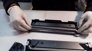 ?#HP Laser 107a How to refill toner cartridge HP W1106A 106A?