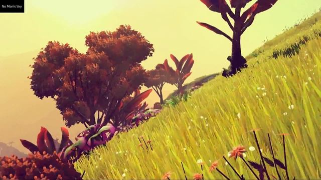 Планета с красными деревьями. No Man's Sky смотреть онлайн