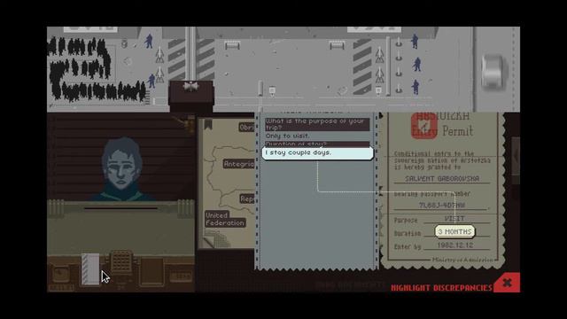 Papers Please #2 - Terrorism смотреть онлайн