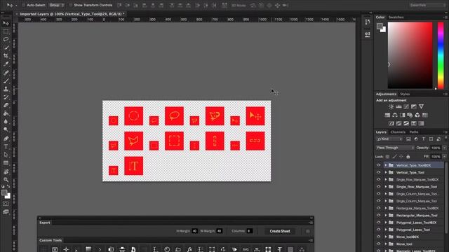 Photoshop Export Panel - Create Sheet смотреть онлайн