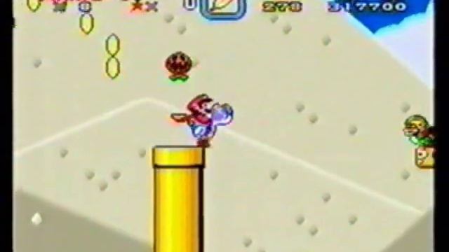 Super Mario World - Tubular with Blue Yoshi смотреть онлайн