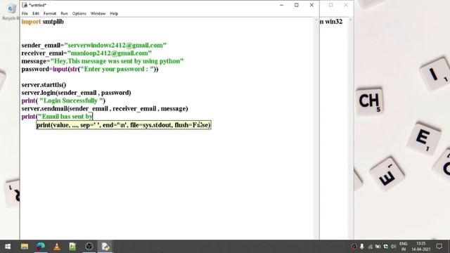 SEND EMAILS BY USING PYTHON | SMTPLIB | IN SIMPLE METHOD?? смотреть онлайн