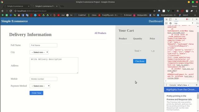 Vue.js 2 Bangla Tutorial #21.16: Sample e-commerce project смотреть онлайн