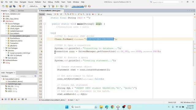 #05 Batch Processing in JDBC | SQL Statements Batch Execution | addBatch, executeBatch,setAutoCommi смотреть онлайн
