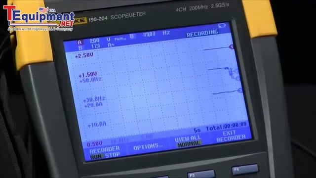 How To Use The Recording Function On The Fluke Scopemeter