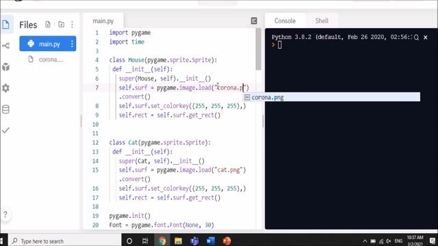 Game Project - Pygame library смотреть онлайн