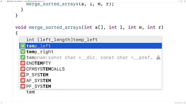 Merge Sort | C Programming Example смотреть онлайн