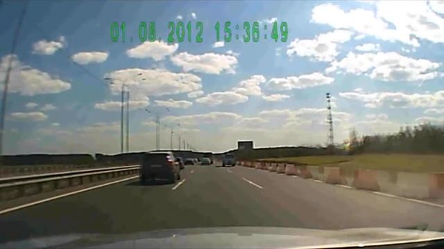 Погоня за Хонда [Симферопольское шоссе] смотреть онлайн